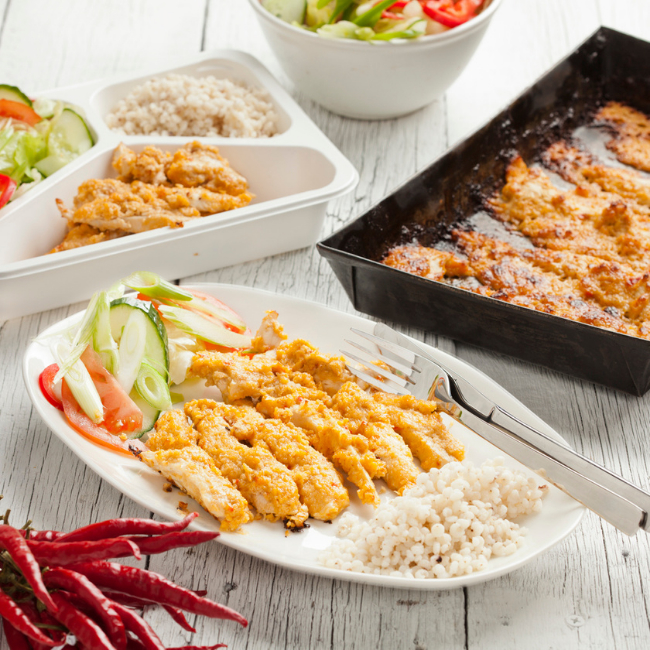 Kokosové kuracie špízy