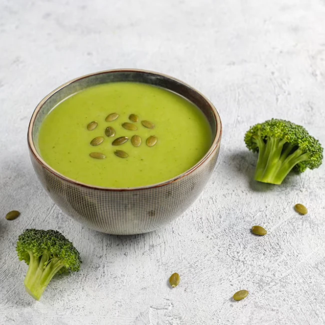 Krémová brokolicová polievka