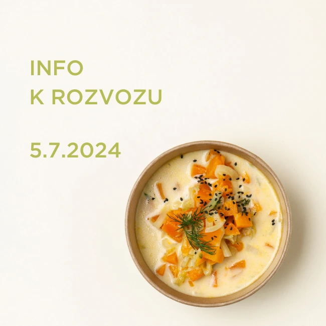 Informácie k rozvozu na 5.7.2024