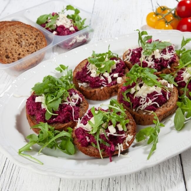 Cviklovo jablková nátierka