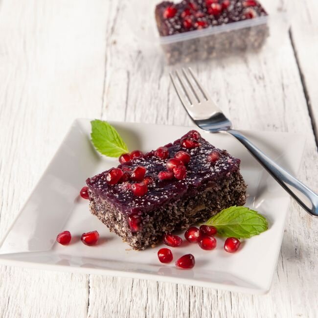 Gesunder Kuchen: Mohn und Kokos