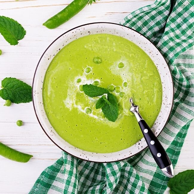 Krémová hrášková polievka