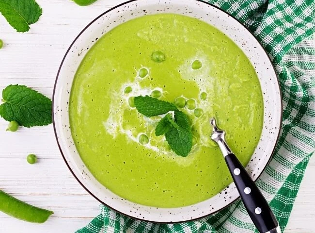 Krémová hrášková polievka